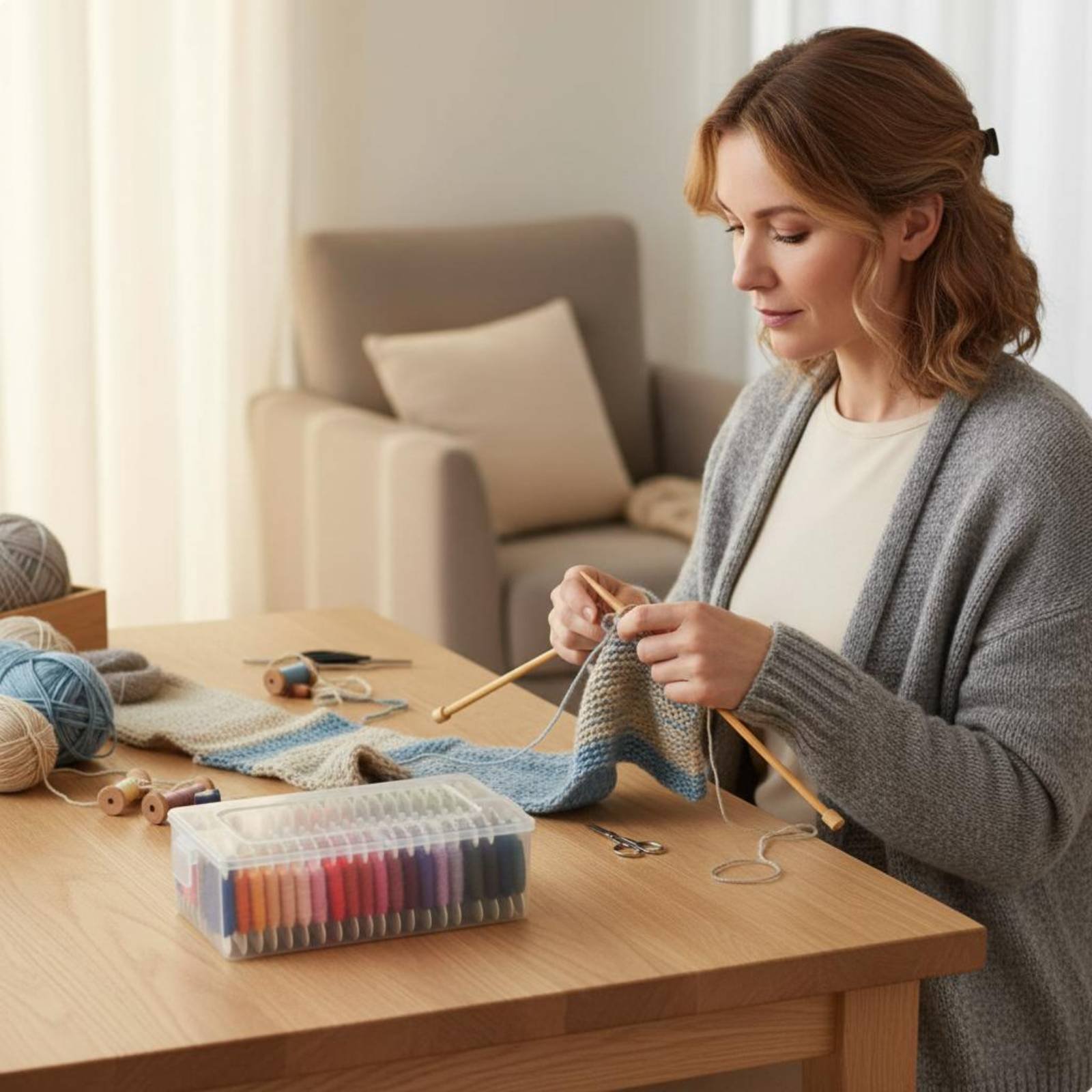 Embroidery Floss Thread - Kit de fils à broder multicolores,