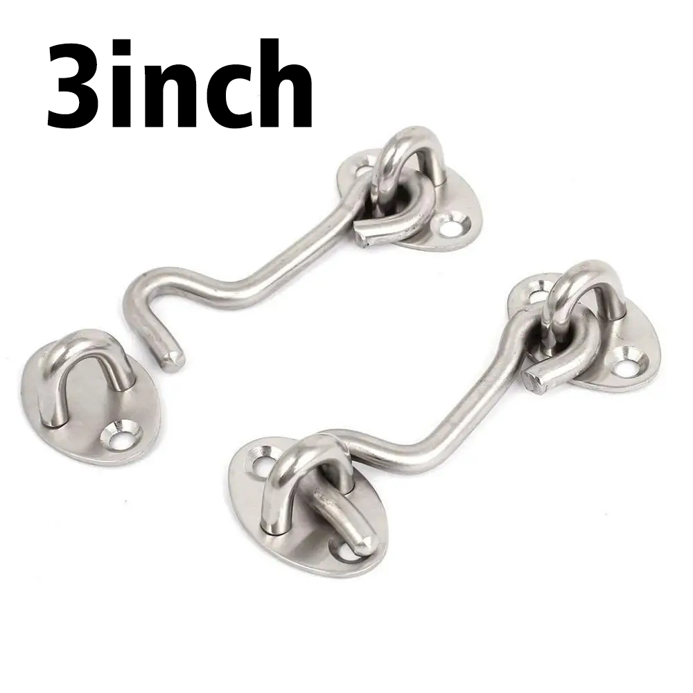 Hook Eye Fastener - Lot de 2 crochets de fenêtre