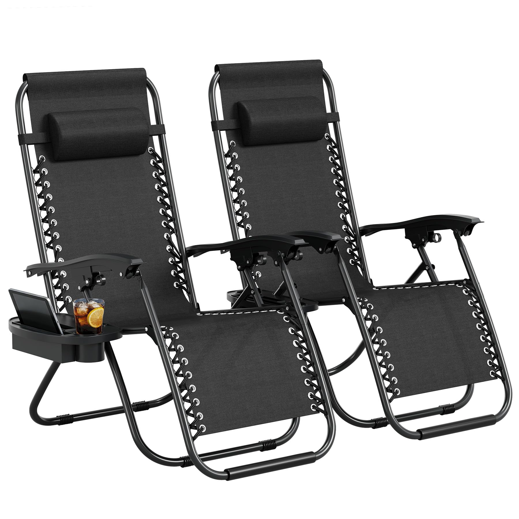 Fabric Weight Set - Ensemble de 2 chaises inclinables de