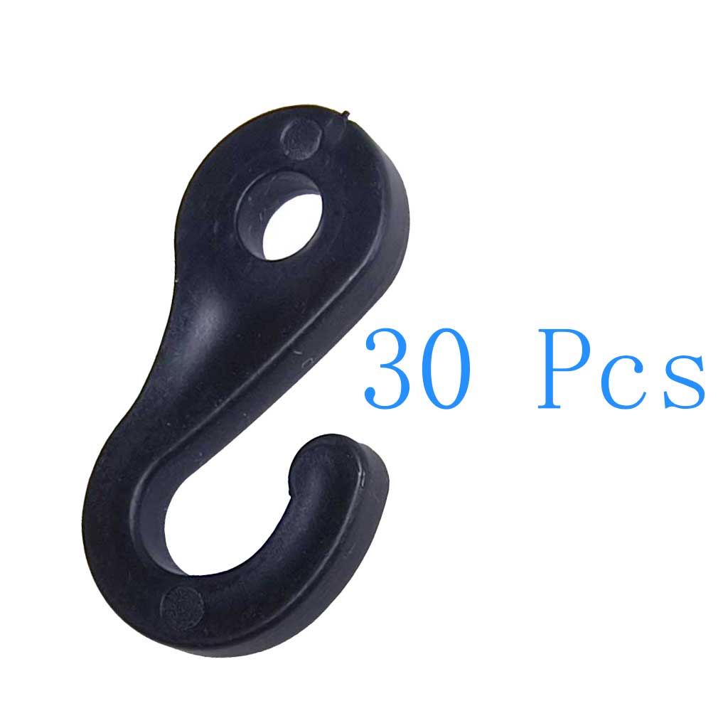 Hook Eye Fastener - 30/50/100 pièces en plastique oeil mousqueton