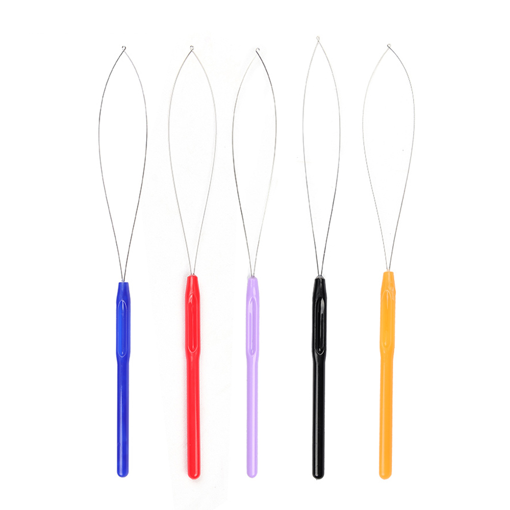 Needle Threader Tool - Enfile-aiguille à boucle d'extension de cheveux,