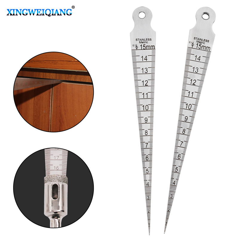 Seam Gauge Metal - Jauge conique 1-15mm, outil de mesure