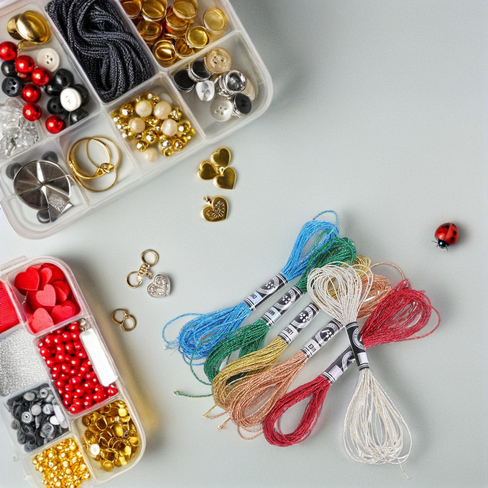 Embroidery Floss Thread - Lot de 6 fils à broder