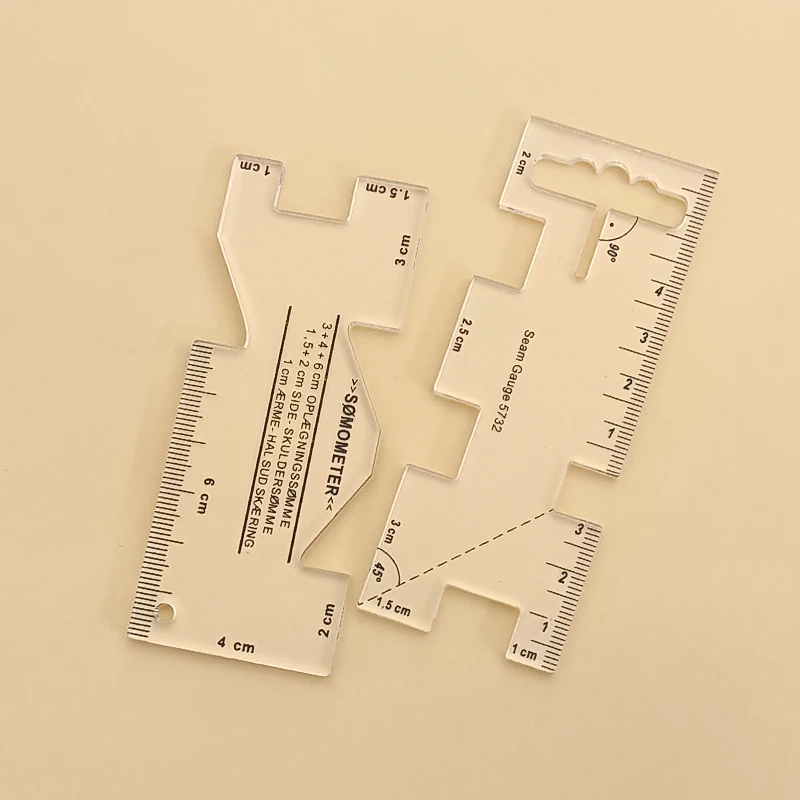 Seam Gauge Metal - Jauge de mesure de couture de