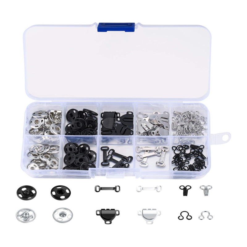Hook Eye Fastener - Lot de 100 crochets et œillets