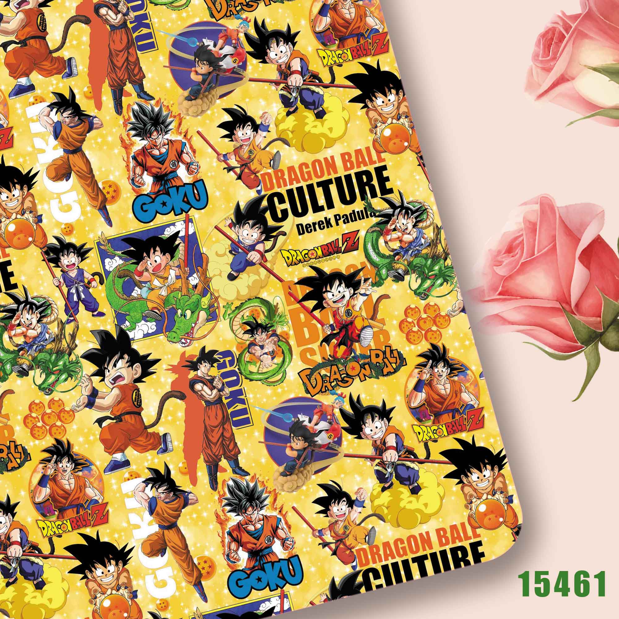 Sewing Production - Tissu imprimé Dragon Ball 140*50cm en