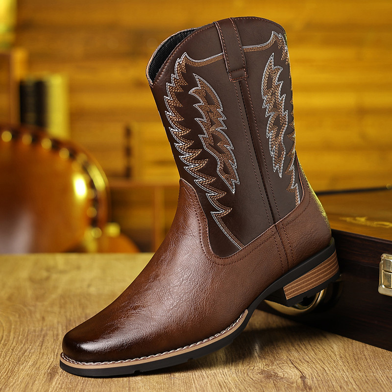 Bottes de cowboy occidentales  - Sewing Embroidery Fabric avis et prix