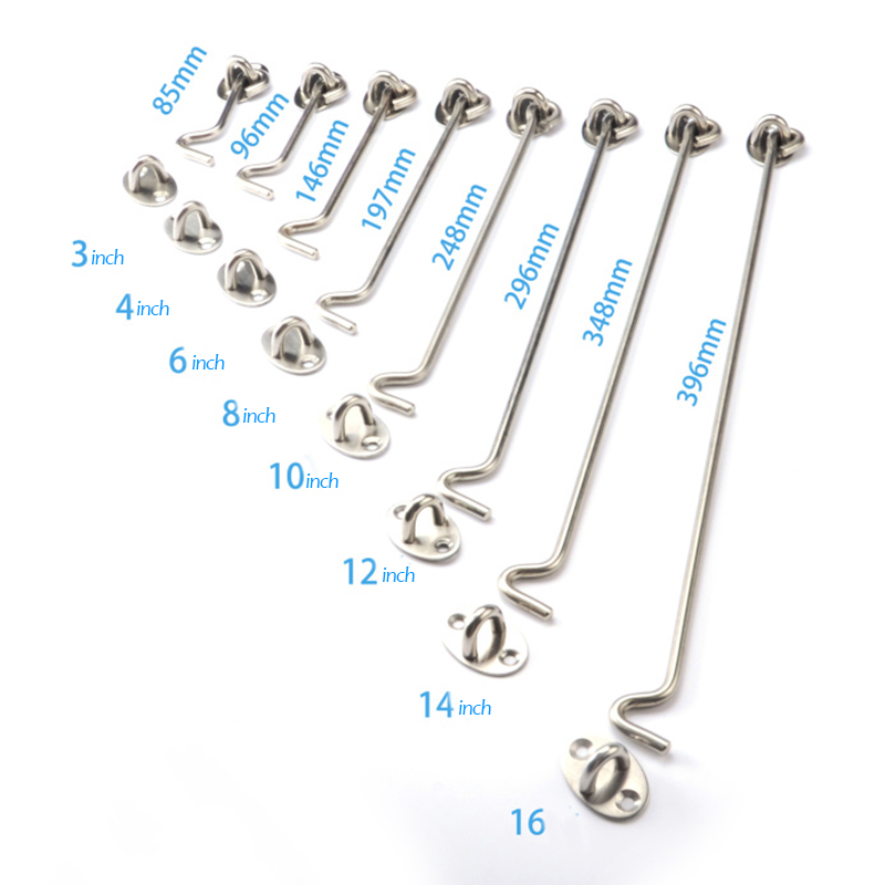Lot de 2 crochets de fenêtre s - Hook Eye Fastener avis et prix