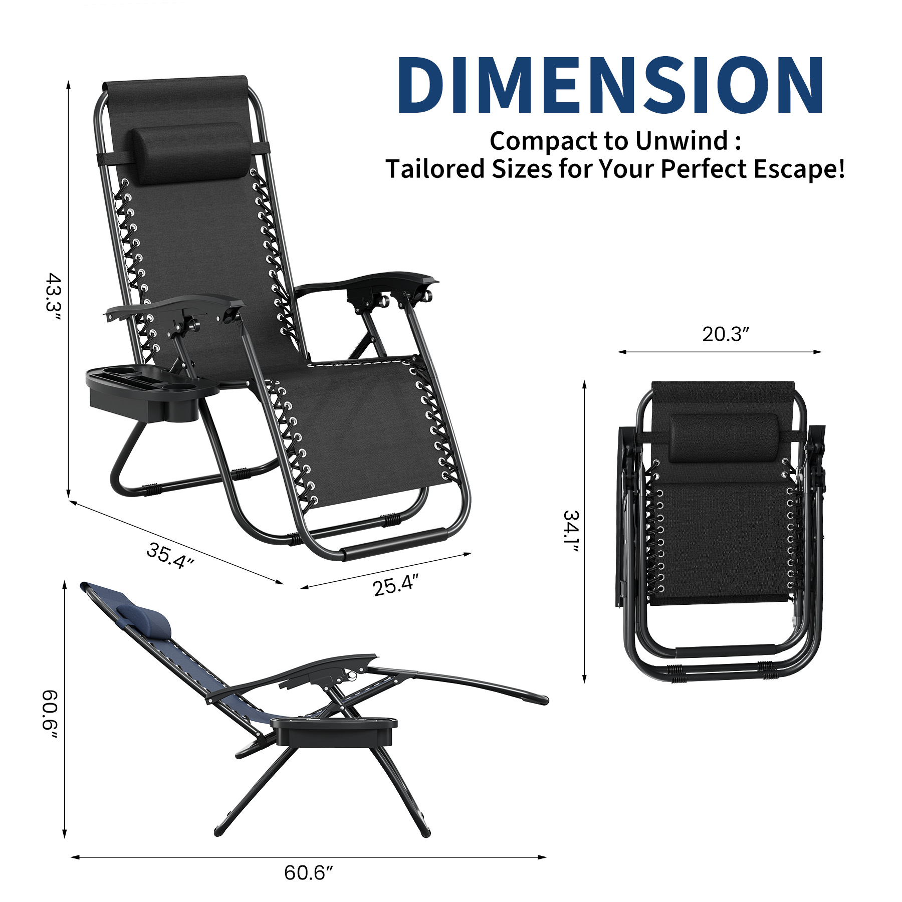 Ensemble de 2 chaises inclinab - Fabric Weight Set avis et prix