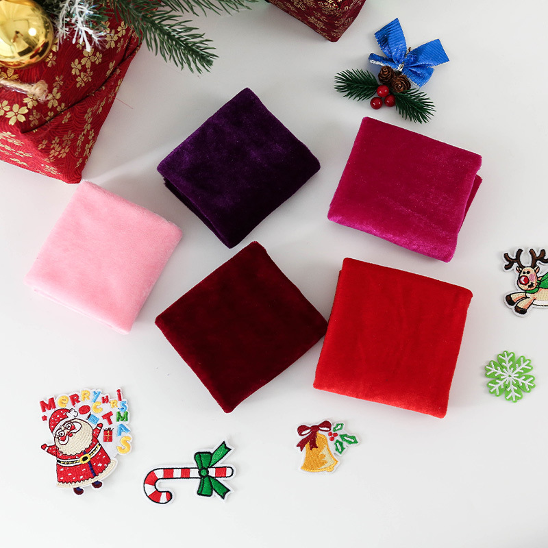 Tissu velours de couleur unie  - Sewing Velvet Fabric avis et prix