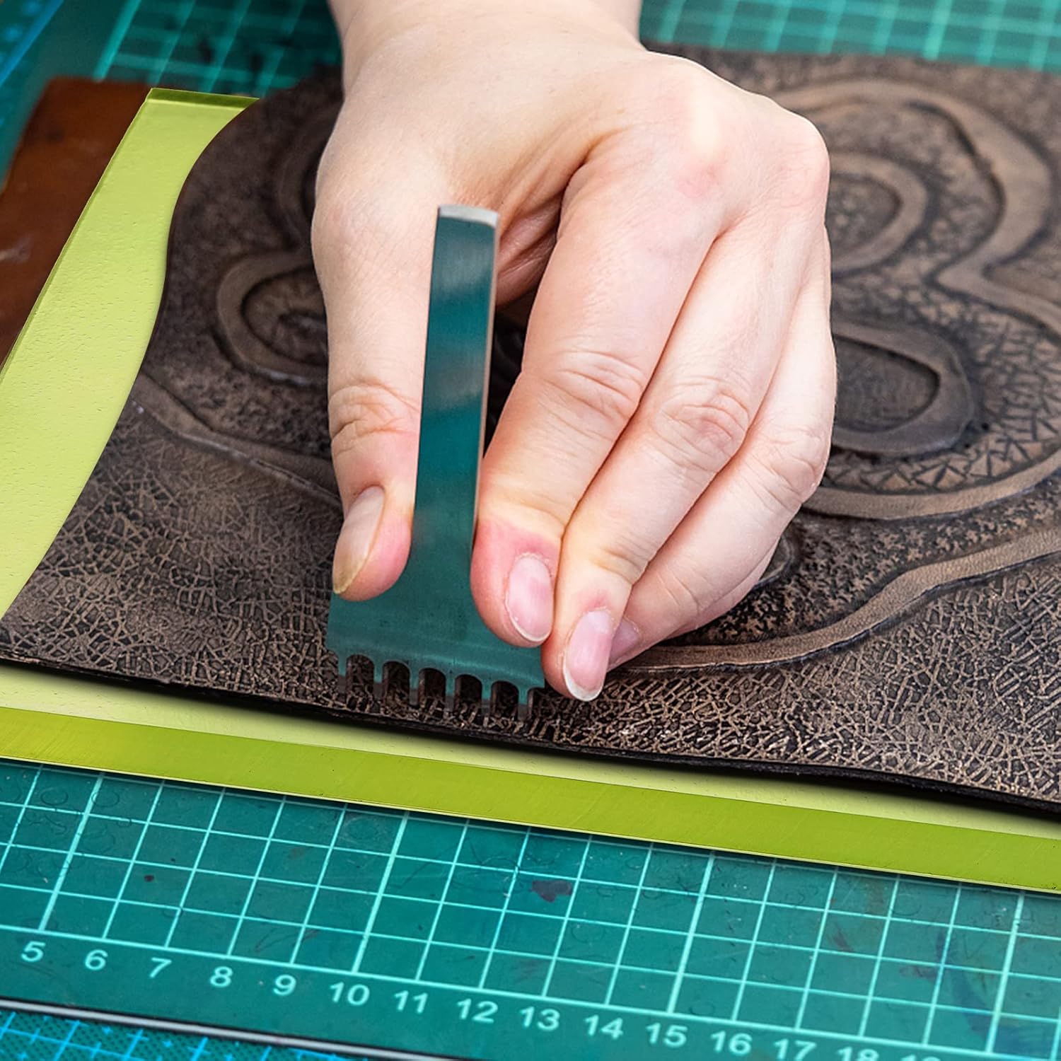 Tampons de poinçonnage en cuir - Cutting Mat Self Heal avis et prix