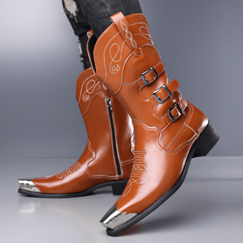 Bottes hautes en cuir verni st - Sewing Embroidery Fabric avis et prix