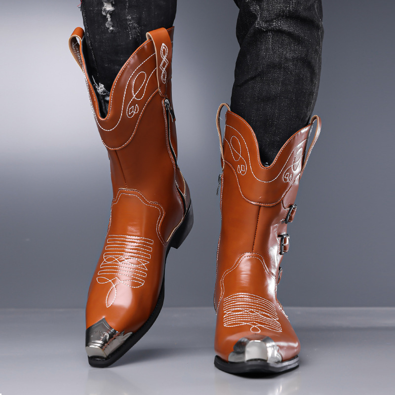 Bottes hautes en cuir verni st - Sewing Embroidery Fabric avis et prix