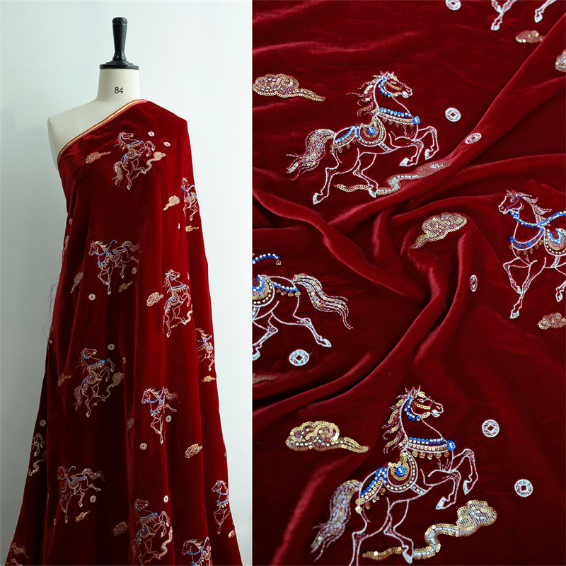 Automne/hiver épais soie velou - Sewing Velvet Fabric avis et prix