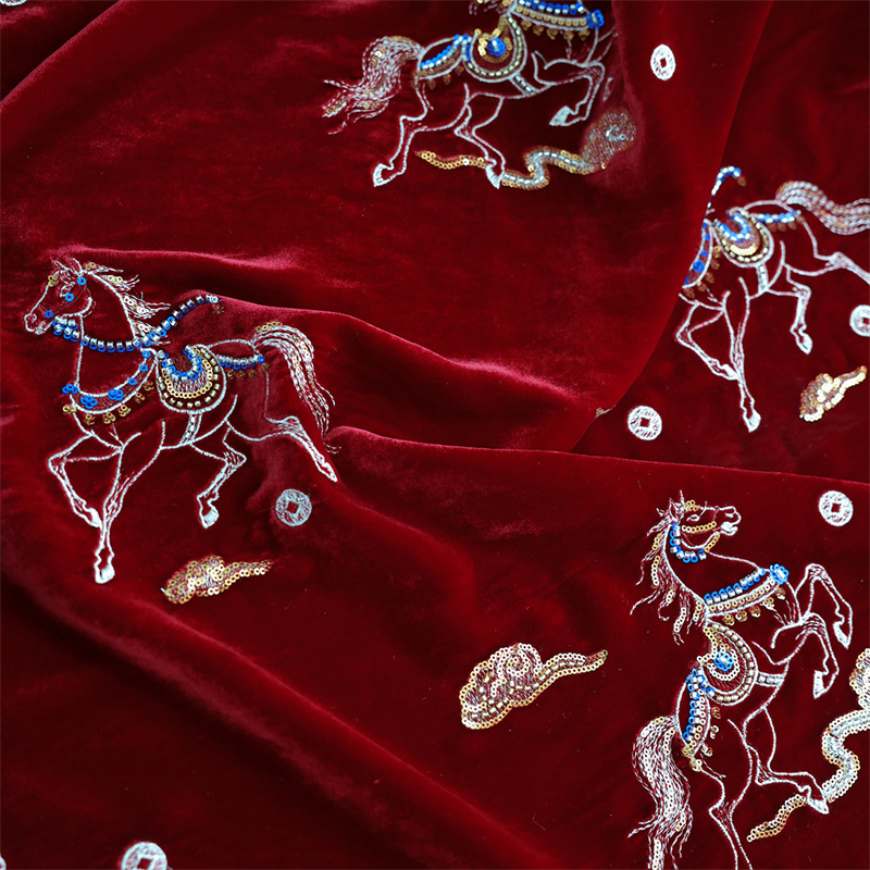 Automne/hiver épais soie velou - Sewing Velvet Fabric avis et prix