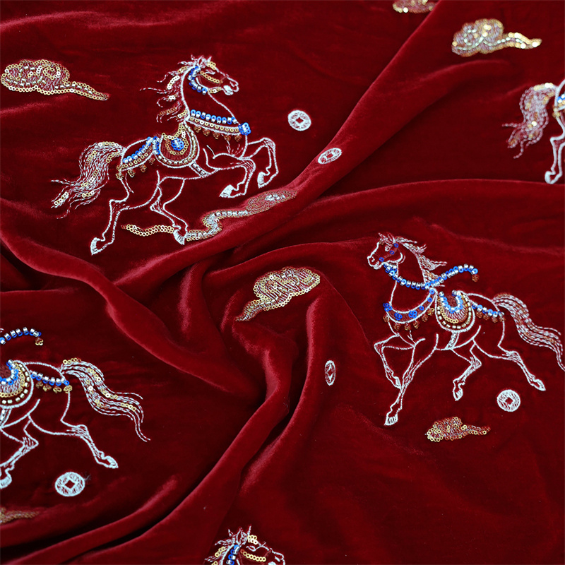 Automne/hiver épais soie velou - Sewing Velvet Fabric avis et prix