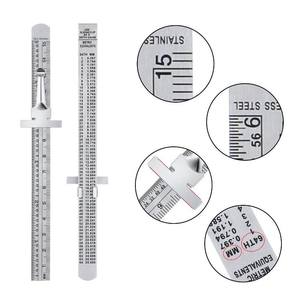 Règle de poche détachable en a - Seam Gauge Metal avis et prix