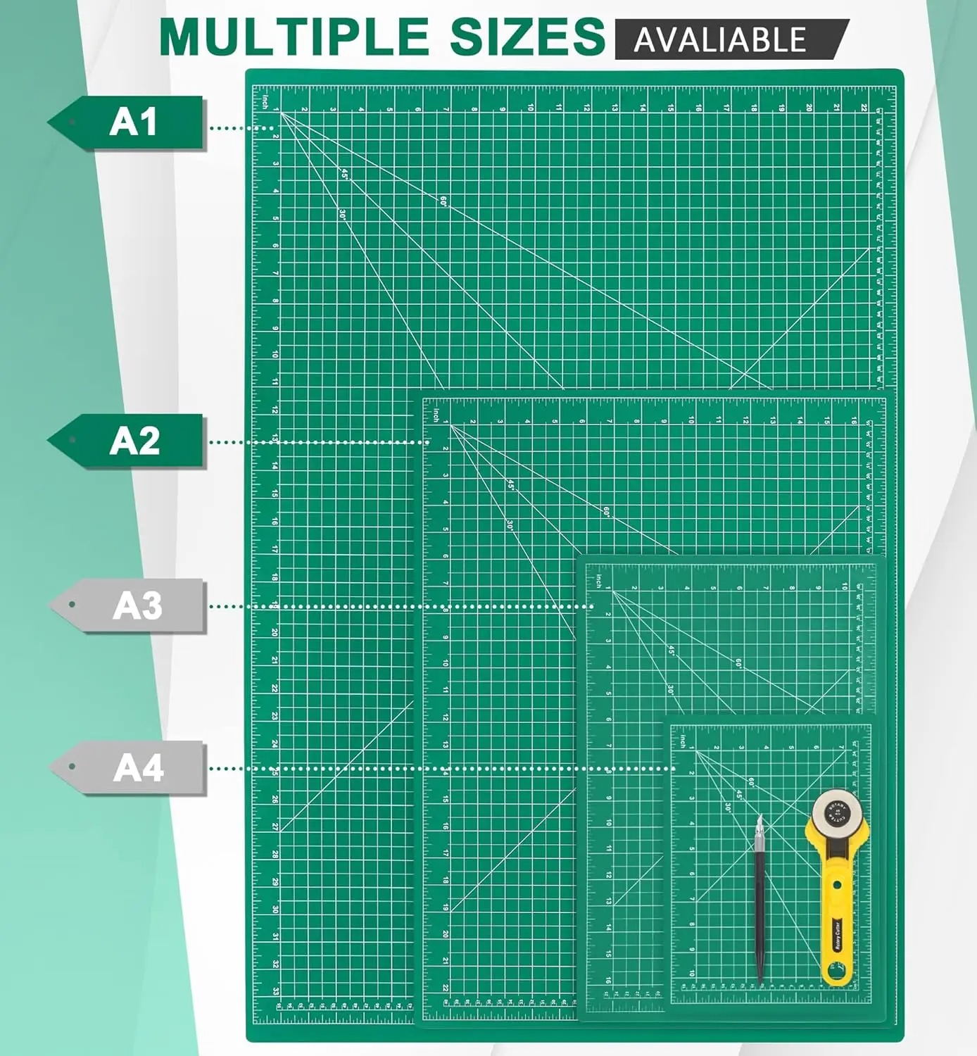 Tapis de découpe en PVC A2 A3  - Cutting Mat Self Heal avis et prix