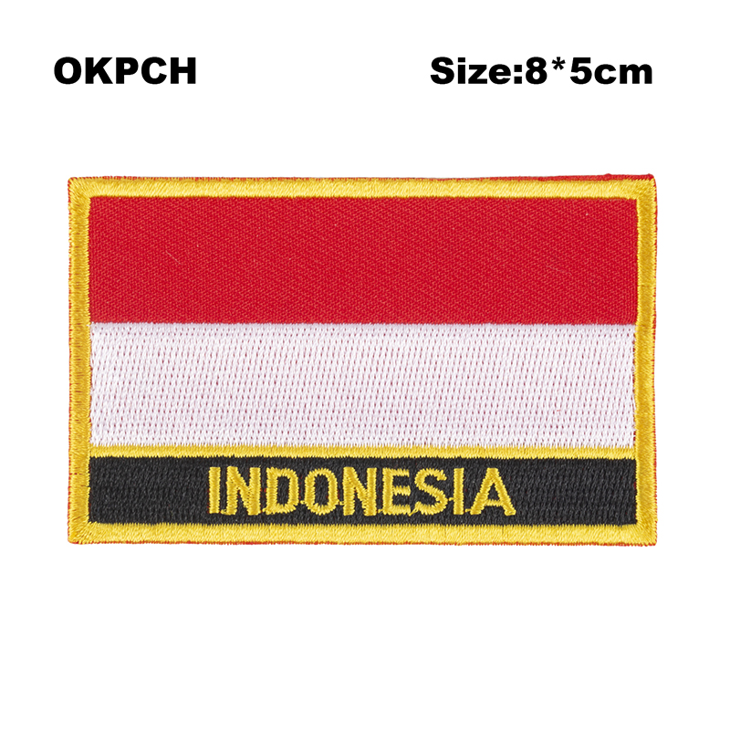 Patchs de broderie de drapeau  - Sewing Indonesia avis et prix