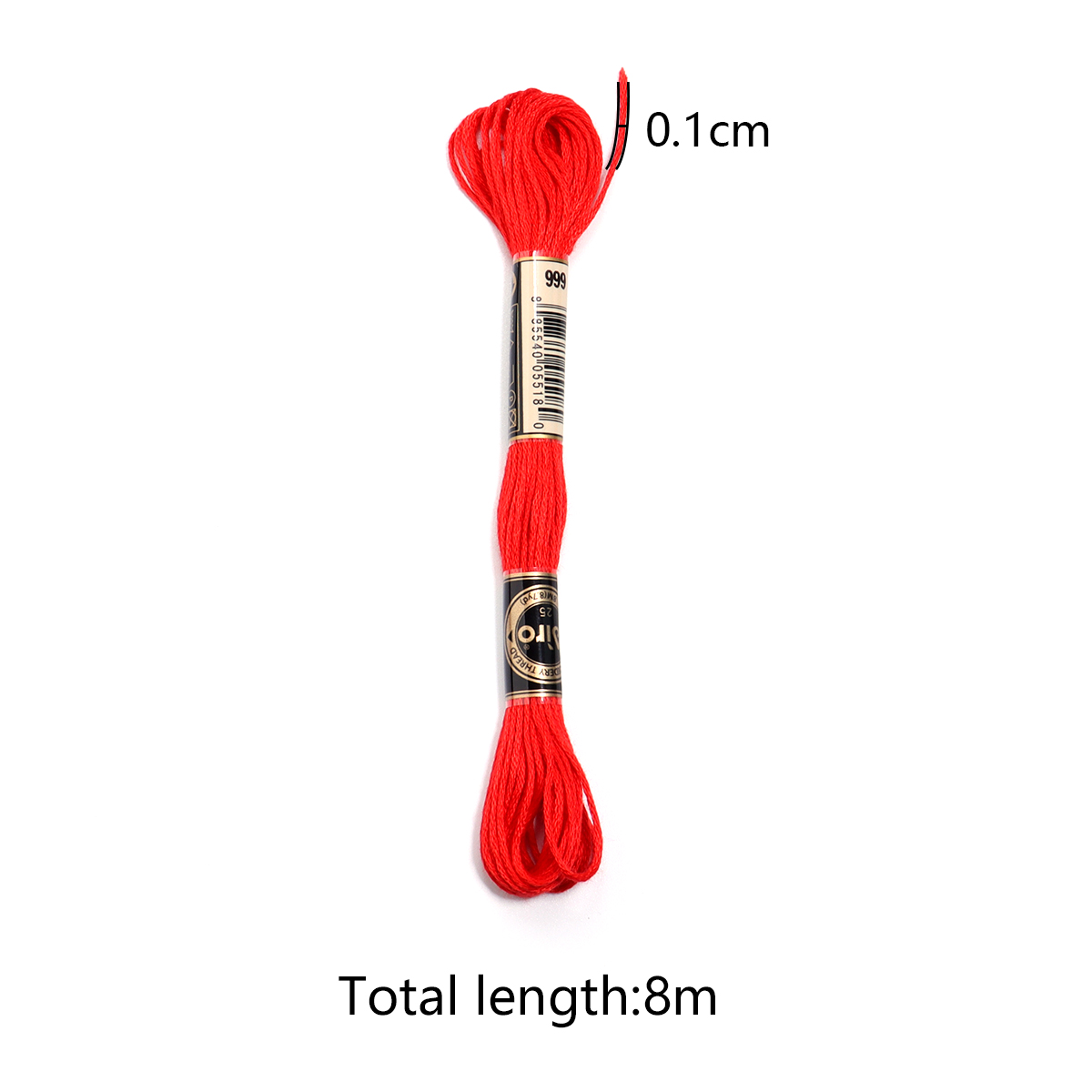 Fil à broder multicolore en Po - Embroidery Floss Thread avis et prix