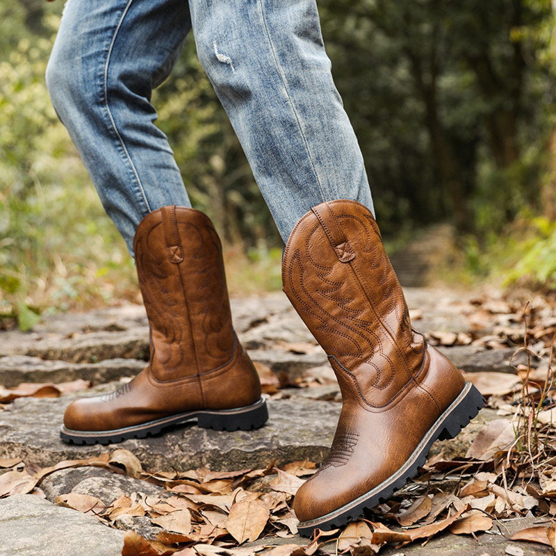 Bottes classiques pour hommes, - Sewing Embroidery Fabric avis et prix