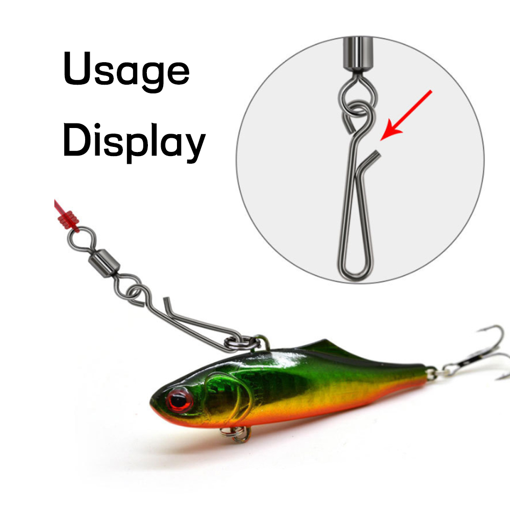 100 pièces pêche en eau salée  - Hook Eye Fastener avis et prix