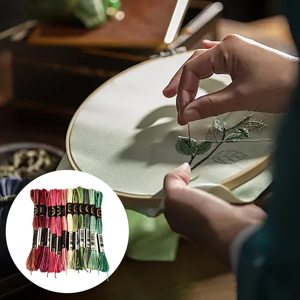 Fil à broder 6 brins de 105 ya - Embroidery Floss Thread avis et prix