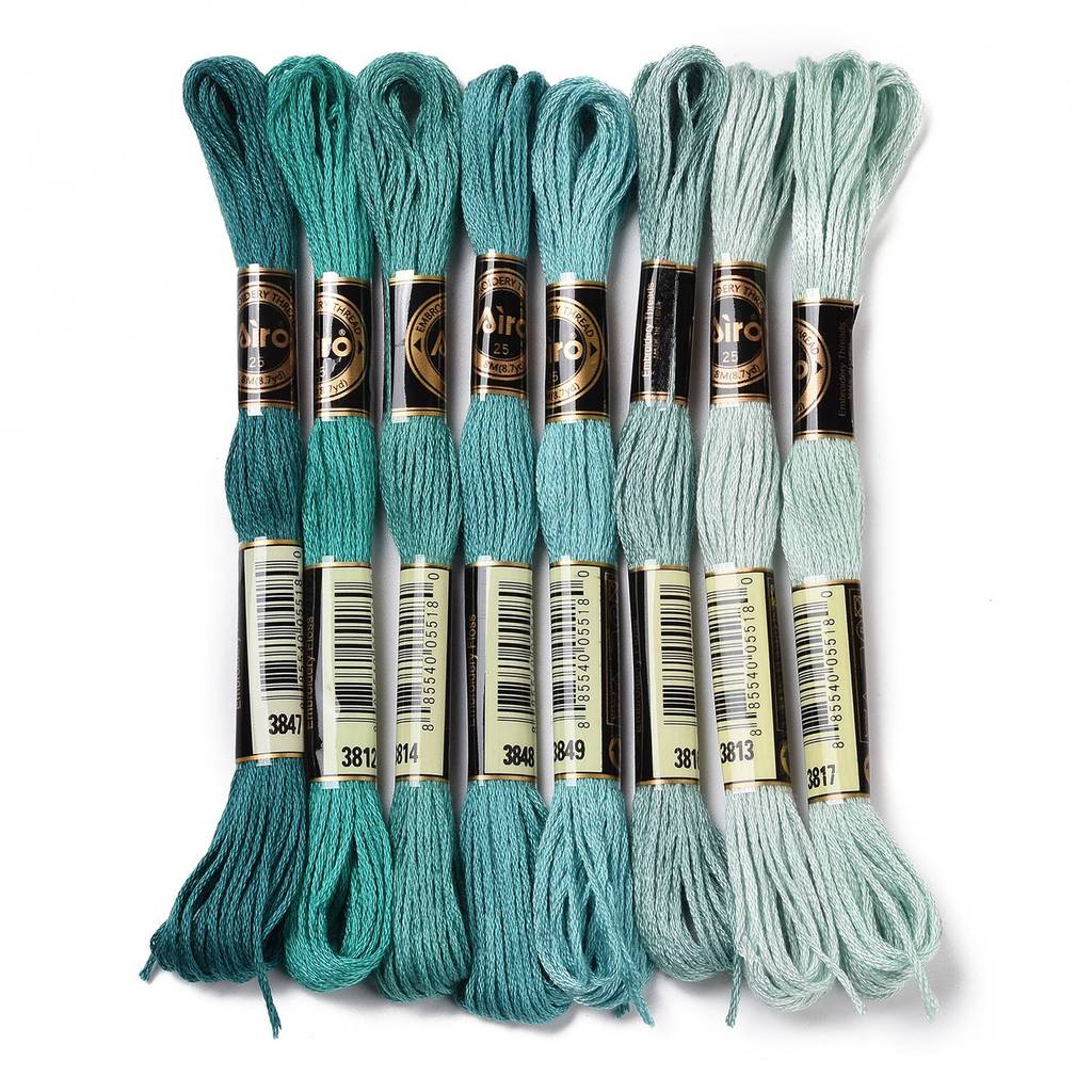 1 lot de 8 écheveaux de fil à  - Embroidery Floss Thread avis et prix